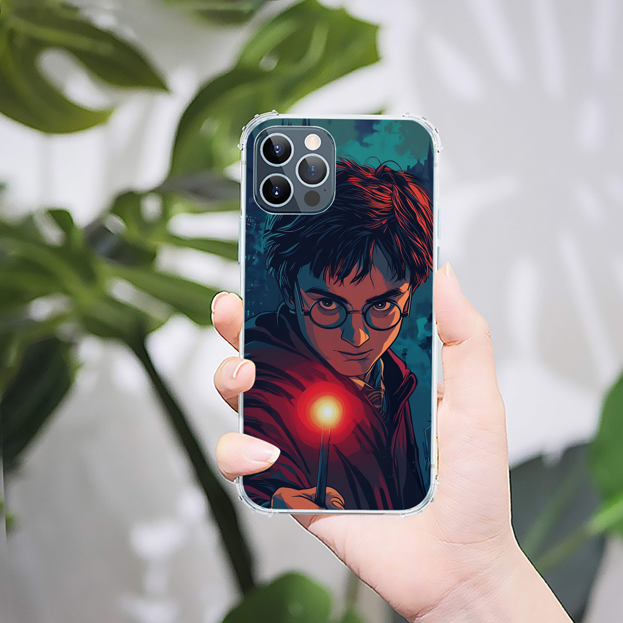 （画像用） Harry Potter ハリー・ポッターシリーズ 【iPhone 12シリーズ対応】透明スマホケース（クリアソフトケース）